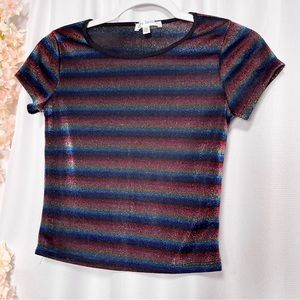 🌸 4/$20 Daily Special rainbow shirt crop top xs